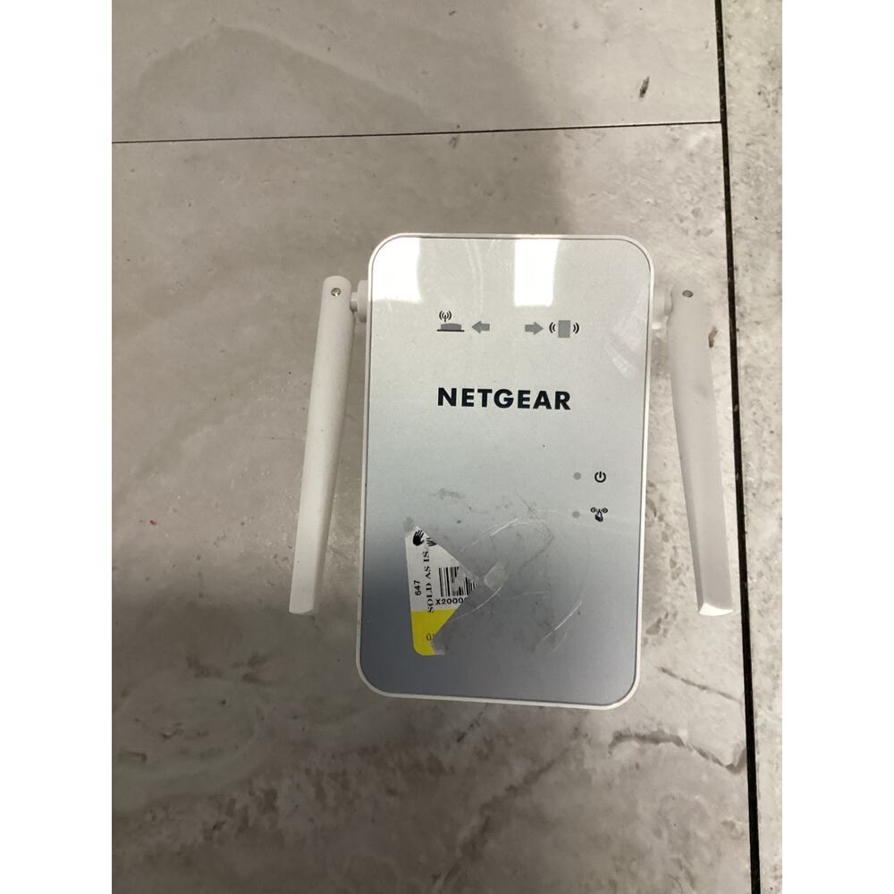 Netgear Wi-Fi Extender White Portable Signal Booster Wireless Device